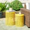 Glitzhome® Multifunctional Metal Garden Stool Set
